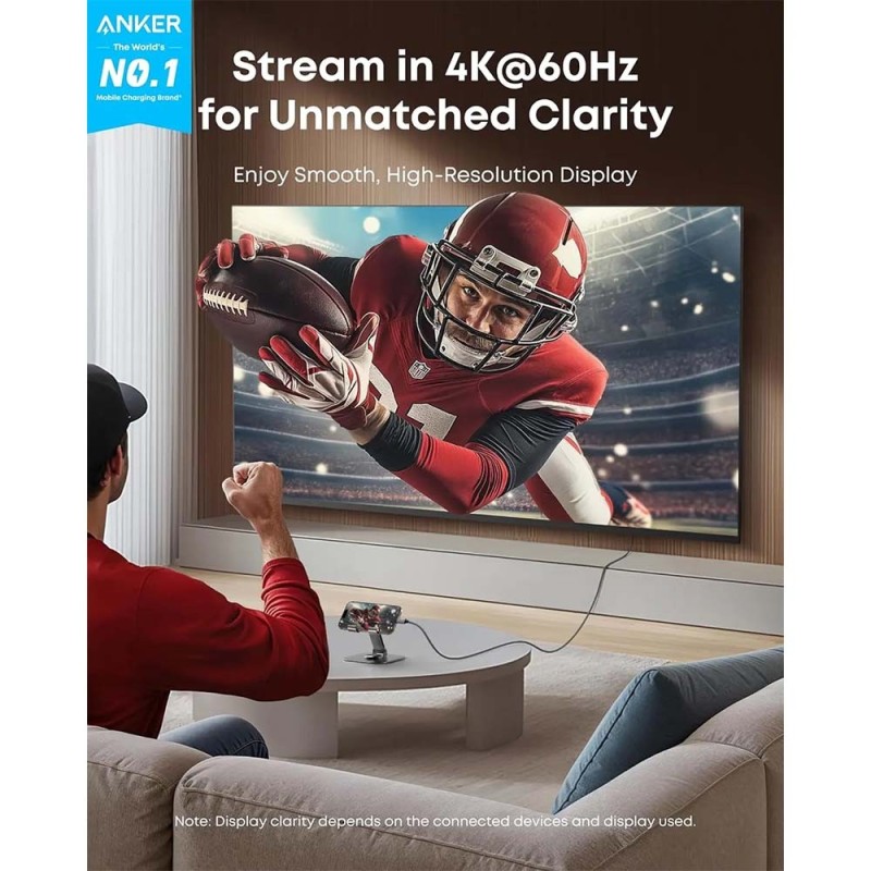 Anker Nano USB-C To HDMI Cable 6ft - A87E0H12