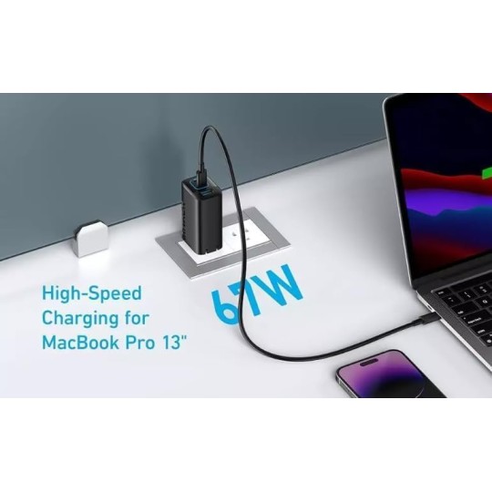 Anker 336 Charger (67W) Black - A2674L11