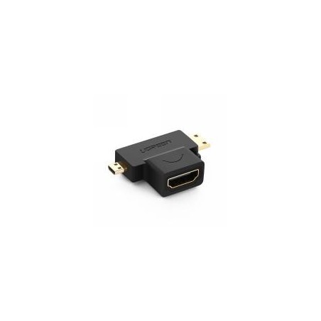 UGREEN Micro HDMI + Mini HDMI Male to HDMI Female Adapter - HD129 - 20144