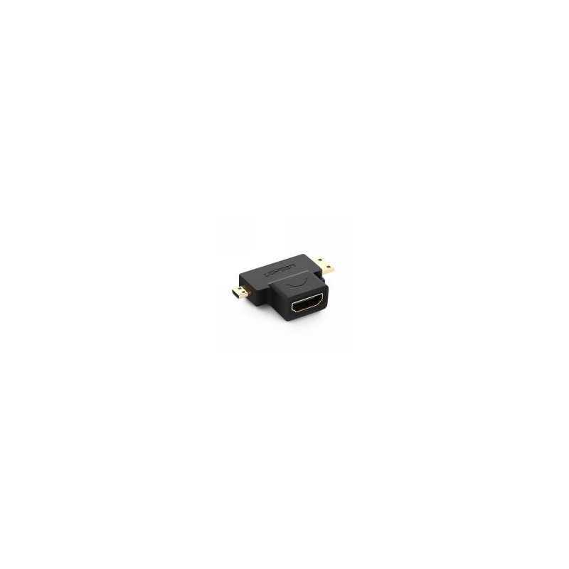 UGREEN Micro HDMI + Mini HDMI Male to HDMI Female Adapter - HD129 - 20144
