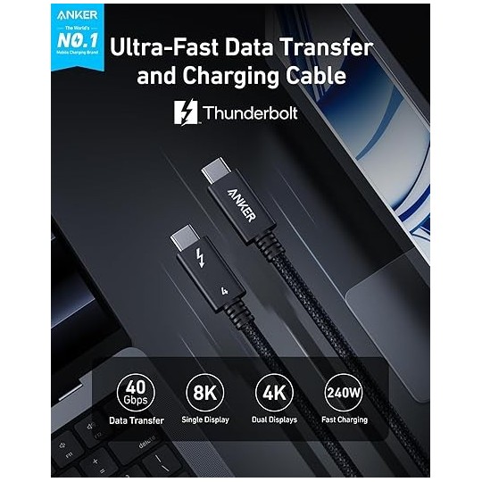 Anker Prime Thunderbolt 4 Cable - A84N0011
