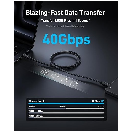 Anker Prime Thunderbolt 4 Cable - A84N0011