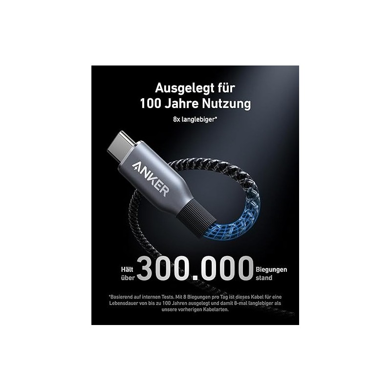 Anker Prime USB C to USB C Cable - A88E2011