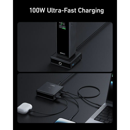 Anker 100W Charging Base for Anker Prime Power Bank - A1902211