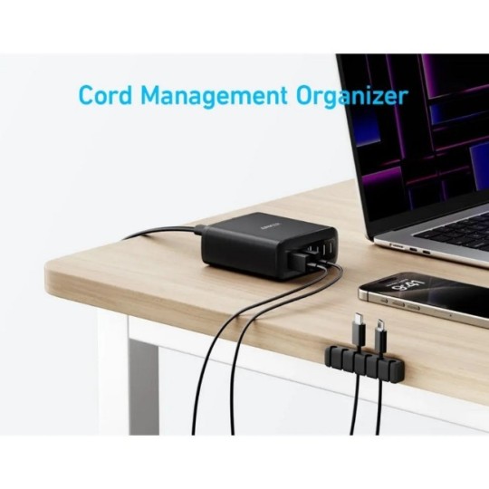 Anker Charger (112W, 6 Ports, GaN) Black - A2154K11