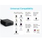Anker Charger (112W, 6 Ports, GaN) Black - A2154K11
