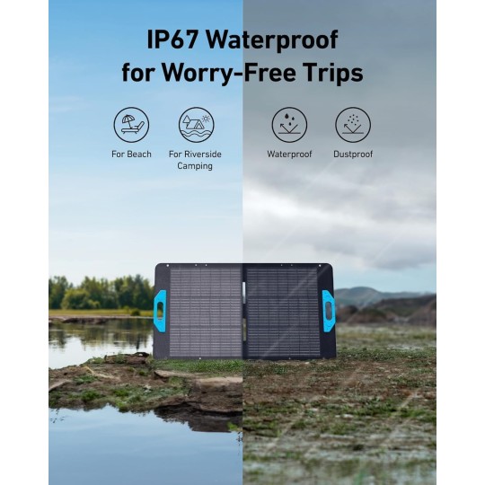 Anker SOLIX PS100 Portable Solar Panel B2C - UN Gray Iteration 1 - A24340A1