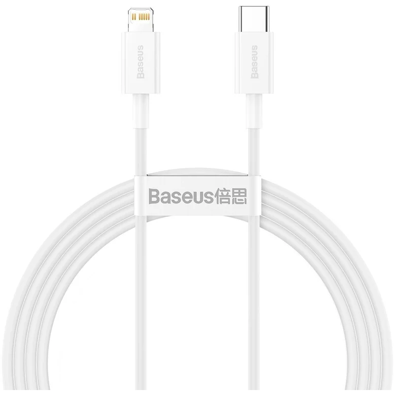 Baseus Superior Series Fast Charging Data Cable Type-C to iP PD 20W 1.5m White - CATLYS-B02