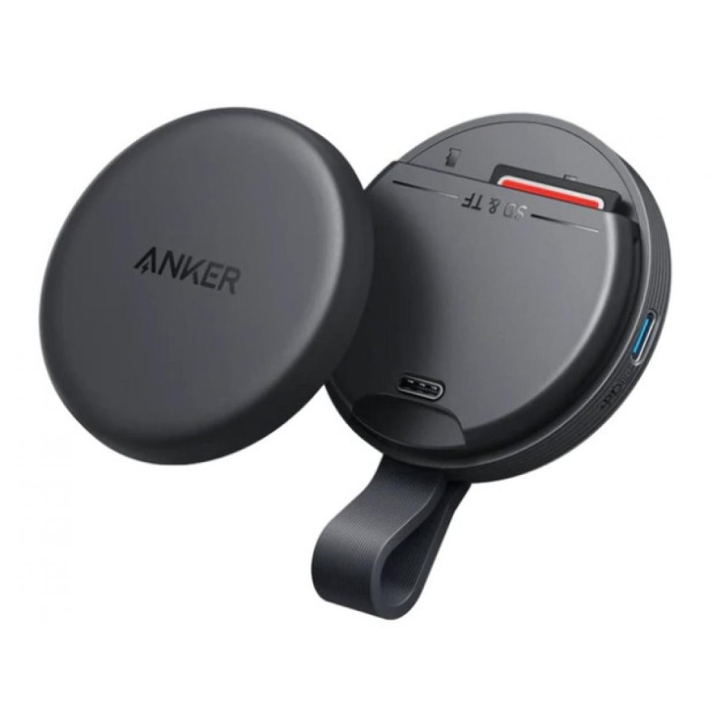 Anker MagGo USB-C Adapter (3-in-1, 10Gbps, For iPhone) Gray - A83D1HA1