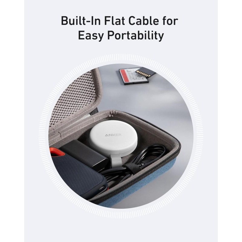 Anker MagGo USB-C Adapter (3-in-1, 10Gbps, For iPhone) Gray - A83D1HA1