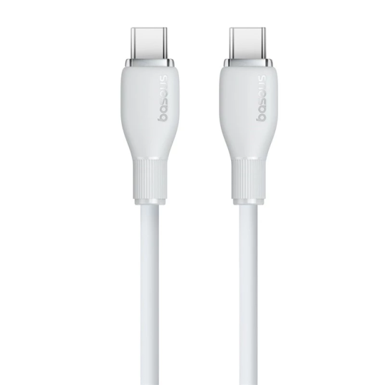 Baseus Pudding Series Fast Charging Cable Type-C to Type-C 100W 2m Stellar White - P10355702221-B2