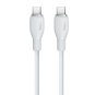 Baseus Pudding Series Fast Charging Cable Type-C to Type-C 100W 2m Stellar White - P10355702221-B2