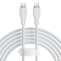 Baseus Pudding Series Fast Charging Cable Type-C to Type-C 100W 2m Stellar White - P10355702221-B2