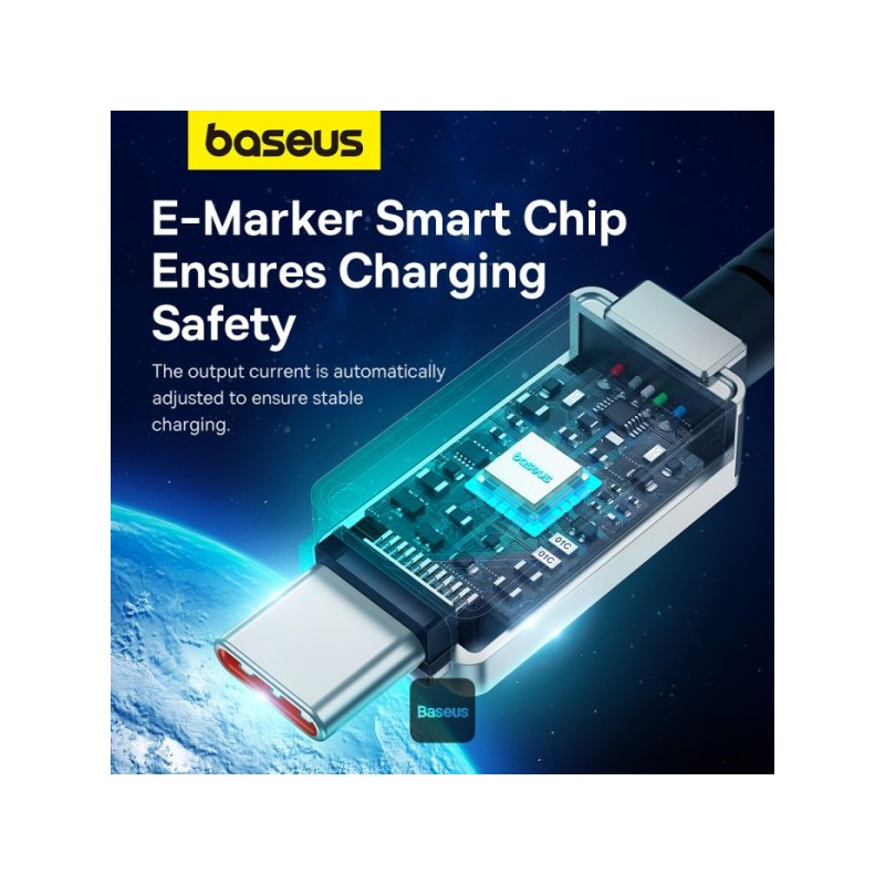 Baseus Unbreakable Series Fast Charging Data Cable Type-C to Type-C 100W - P10355800221-00