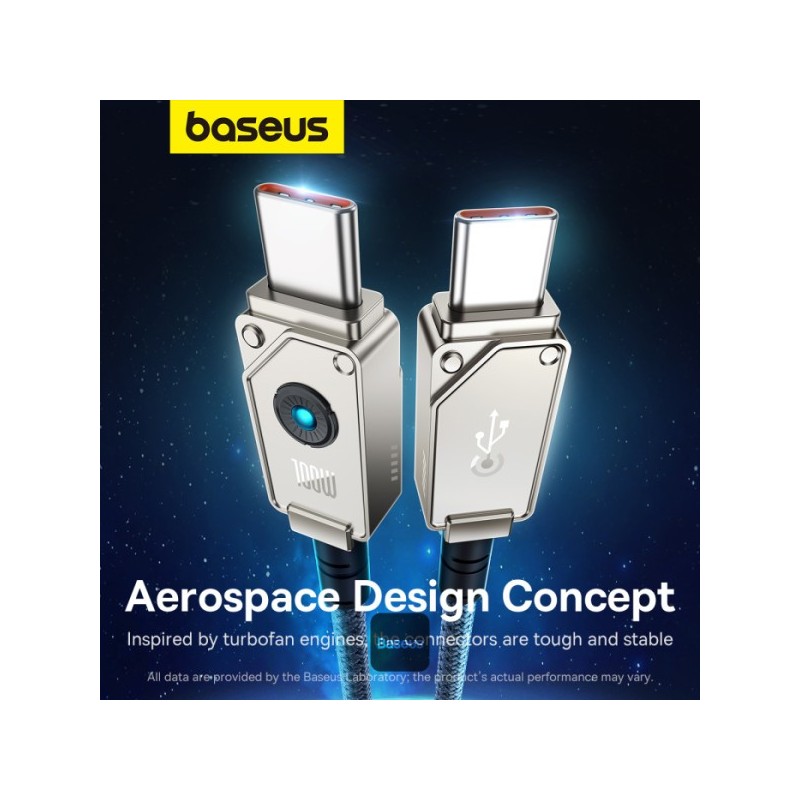 Baseus Unbreakable Series Fast Charging Data Cable Type-C to Type-C 100W - P10355800221-00