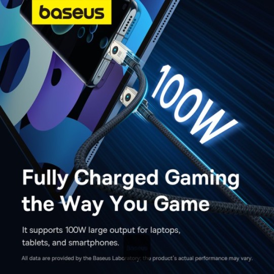 Baseus Unbreakable Series Fast Charging Data Cable Type-C to Type-C 100W - P10355800221-00