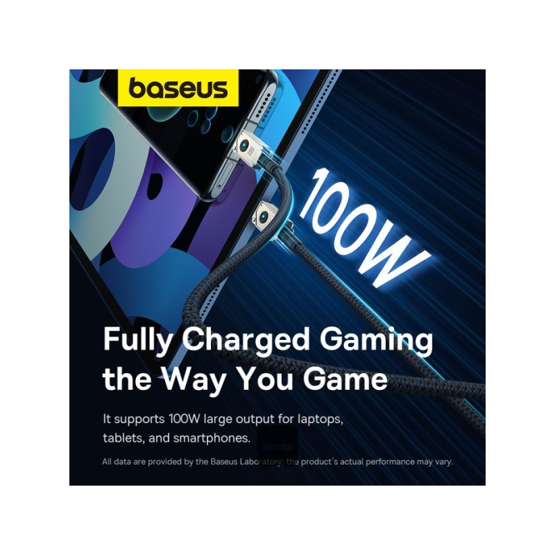 Baseus Unbreakable Series Fast Charging Data Cable Type-C to Type-C 100W - P10355800221-00