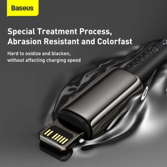 Baseus Tungsten Gold Fast Charging Data Cable Type-C to iP PD 20W 1m Black - CATLWJ-01