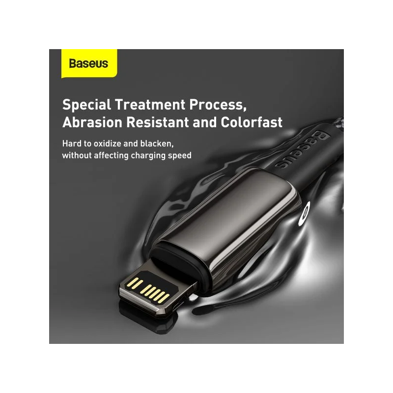 Baseus Tungsten Gold Fast Charging Data Cable Type-C to iP PD 20W 1m Black - CATLWJ-01