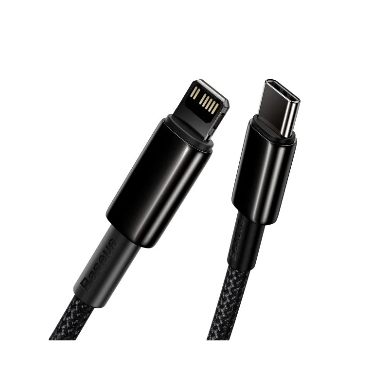 Baseus Tungsten Gold Fast Charging Data Cable Type-C to iP PD 20W 1m Black - CATLWJ-01
