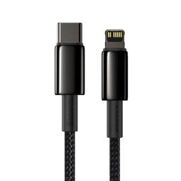Baseus Tungsten Gold Fast Charging Data Cable Type-C to iP PD 20W 1m Black - CATLWJ-01