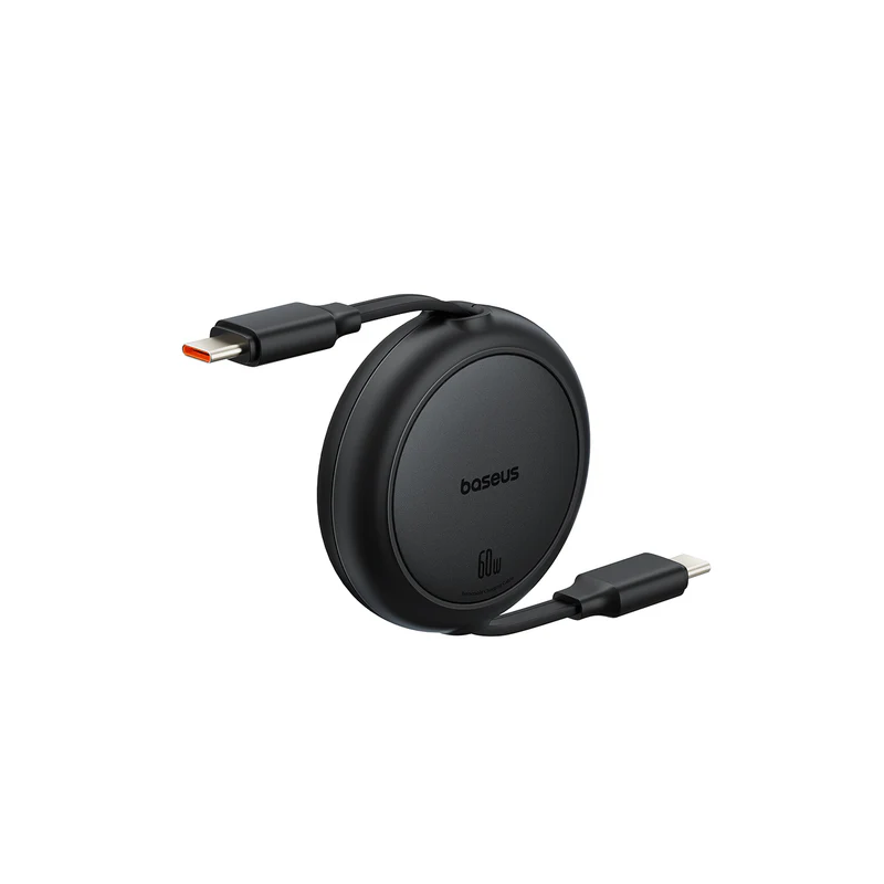 Baseus Free2Pull Mini Charging Cable USB-C to USB-C 60W 1m Cluster Black - P10364500111-01