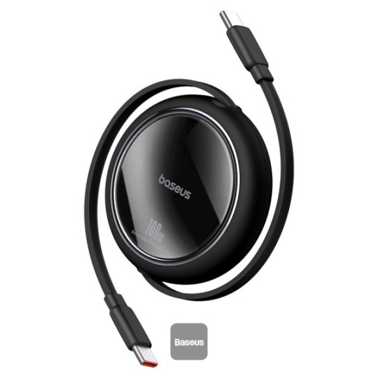 Baseus Free2Draw Mini Retractable Charging Cable Type-C to Type-C 100W 1m - P10364500211-00