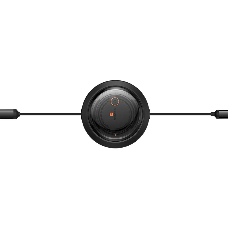 Baseus Free2Draw Retractable Crystal Fast Charging Data Cable USB to M+L+C 100W 1.1m Cluster Black - P10368700111-03