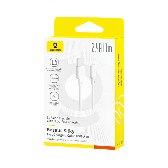 Baseus Silky Series Fast Charging Cable USB to iP 2.4A