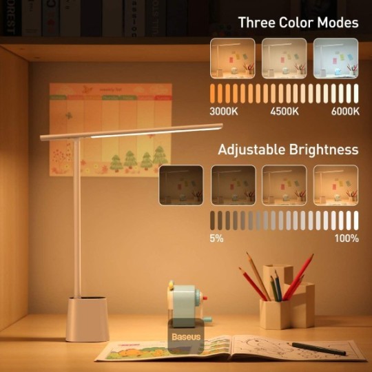 Baseus Smart Eye Series Charging Folding Reading Desk Lamp (Smart Light ) - DGZG-02