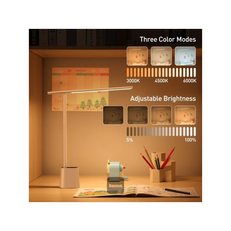 Baseus Smart Eye Series Charging Folding Reading Desk Lamp (Smart Light ) - DGZG-02