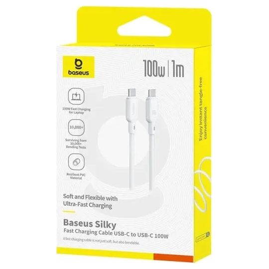 Baseus Silky Series Fast Charging Cable USB to Type-C 100W 1m - P10377703113-00