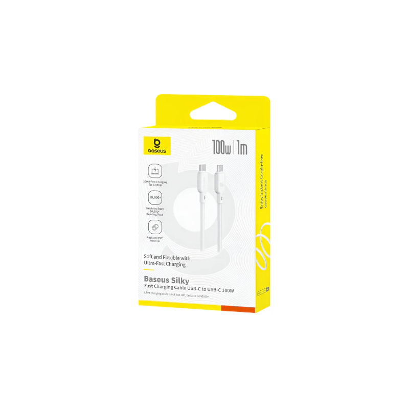 Baseus Silky Series Fast Charging Cable Type-C to Type-C 100W