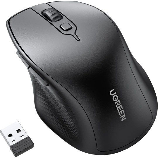 UGREEN Ergonomic Wireless & BLT Mouse - MU101 - 90395