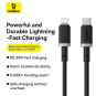 Baseus Dura Series Fast Charging Cable Type-C to Type-C 100W 1m - P10377803U01-01
