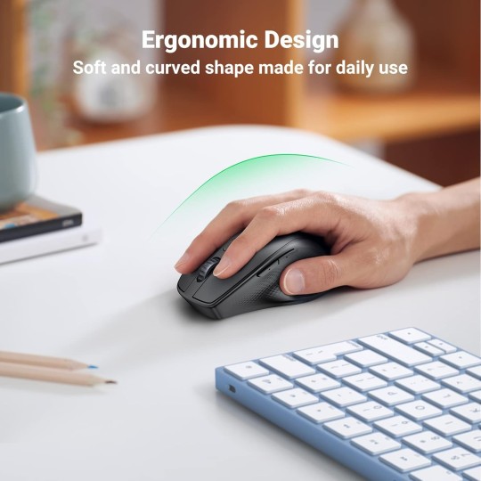 UGREEN Ergonomic Wireless & BLT Mouse - MU101 - 90395