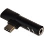Baseus L41 Type-C (input) for Type-C female connectors + 3.5 mm female connector adapters Black - CATL41-01