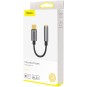 Baseus Type-C Male to 3.5mm Female Adapter L54 Deep Grey - CATL54-0G