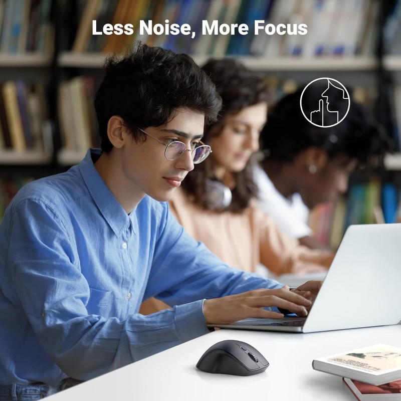 UGREEN Ergonomic Wireless & BLT Mouse - MU101 - 90395