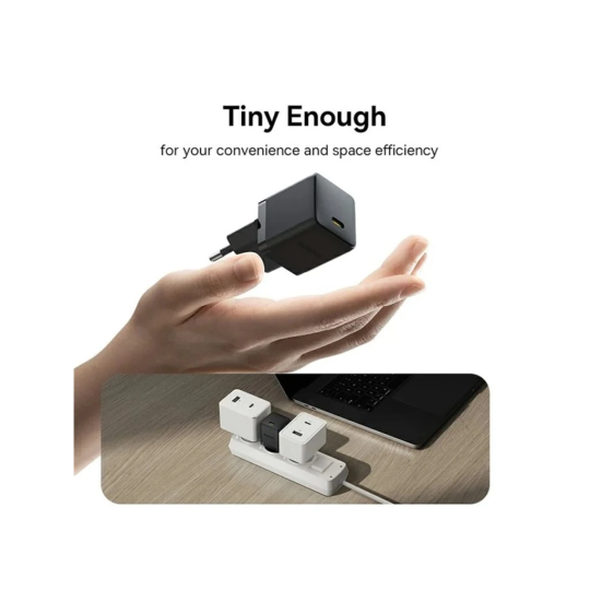 Baseus Palm Fast Charger 1C 20W EU Cluster Black - P10111602113-01