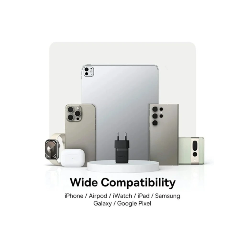 Baseus Palm Fast Charger 1C 20W EU Cluster Black - P10111602113-01