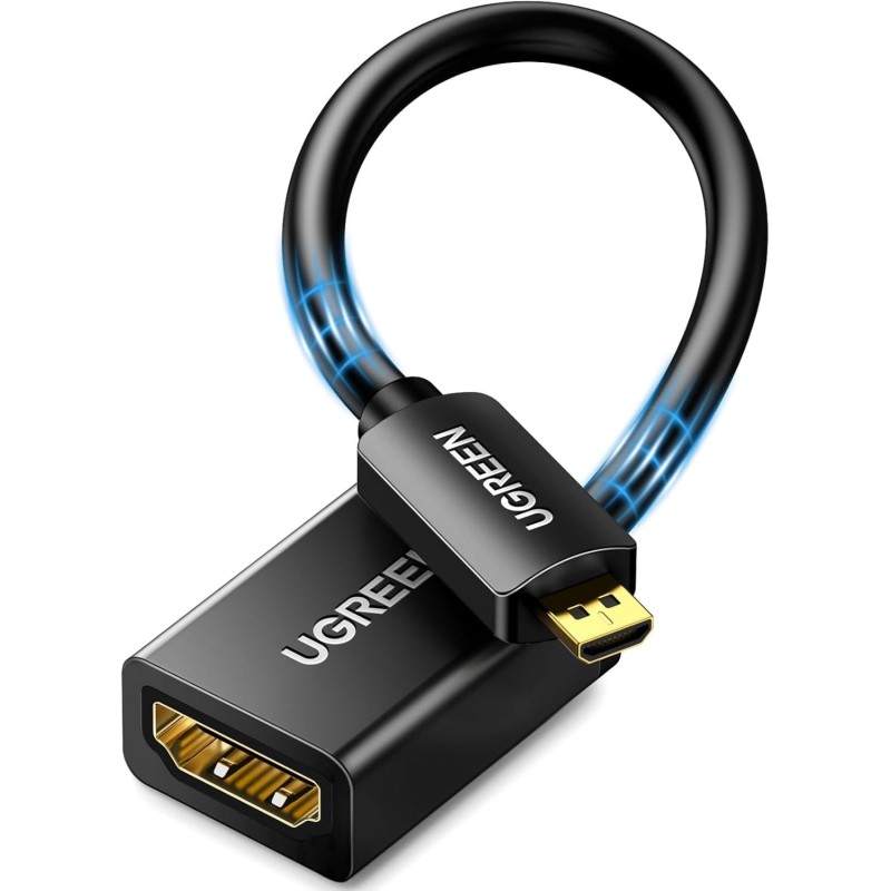 UGREEN Micro HDMI Male to HDMI Female Adapter Cable 22cm - 20134