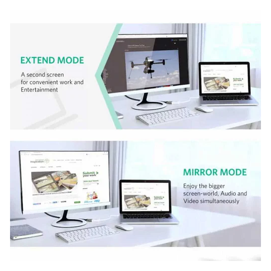 UGREEN Mini DP to HDMI Converter 4K - MD112 - 40360