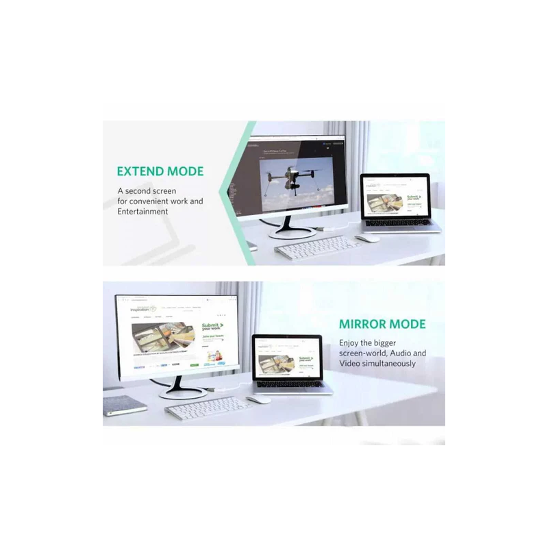 UGREEN Mini DP to HDMI Converter 4K - MD112 - 40360