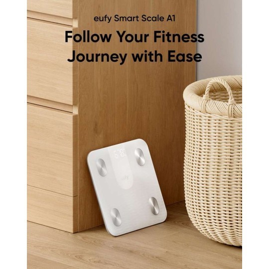 Anker Eufy Smart Scale A1 Wireless Digital Bathroom Scale - Black -  T9120K11