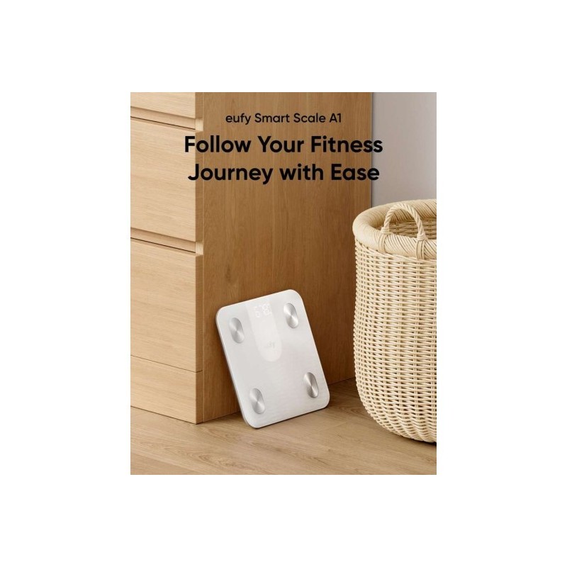 Anker Eufy Smart Scale A1 Wireless Digital Bathroom Scale - Black -  T9120K11