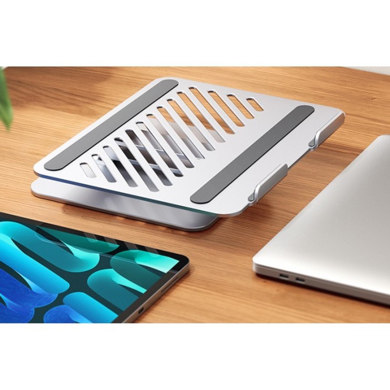 UGREEN Adjustable Laptop Stand Easy height adjustment (201mm) Up To 17.3"  (Silver) - LP339   - 40291