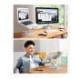 UGREEN Adjustable Laptop Stand Easy height adjustment (201mm) Up To 17.3"  (Silver) - LP339   - 40291