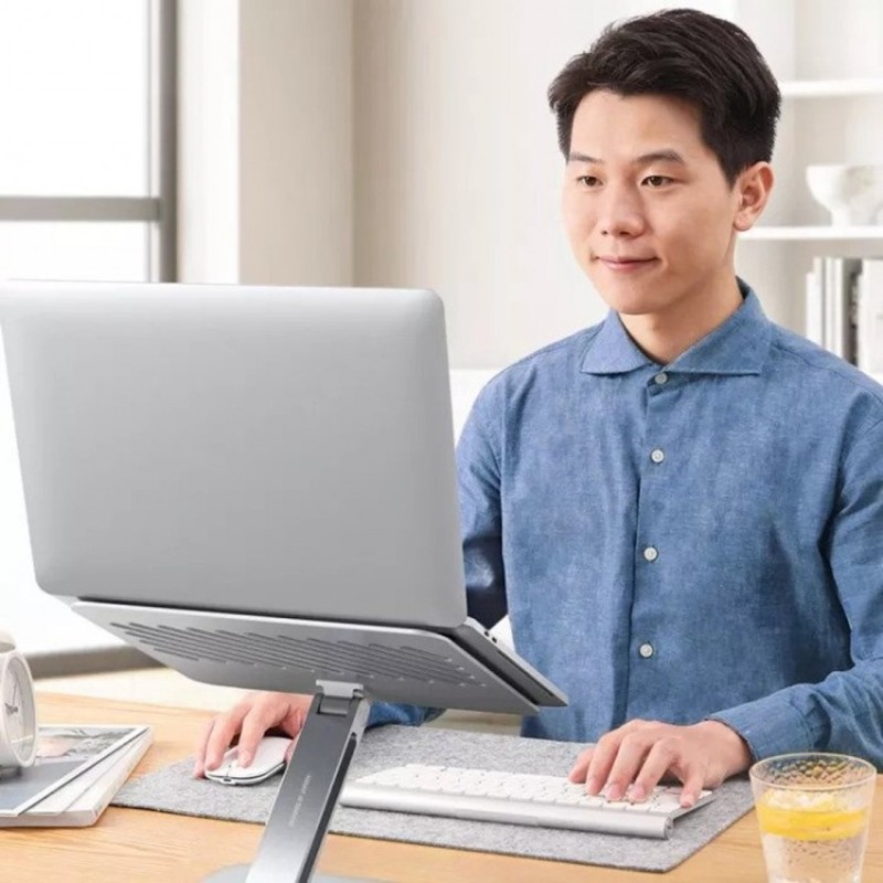 UGREEN Adjustable Laptop Stand Easy height adjustment (201mm) Up To 17.3"  (Silver) - LP339   - 40291