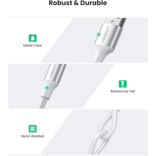 UGREEN USB-C Male To USB 2.0 A  Male Cable - US288 - 60126